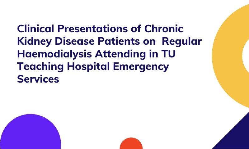 clinical presentations of kidney disease